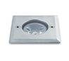 Lampes encastrable extérieur square GLASS IP67 LED 1x1W Inox