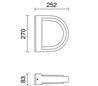Appliques extérieures DARK IP54 E27 20W anthracite