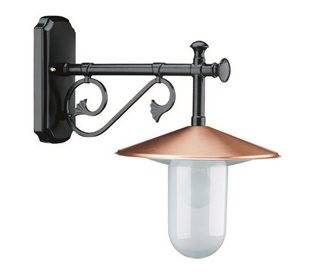 Appliques extérieures DELTA IP44 60W E27 ng/cuivre