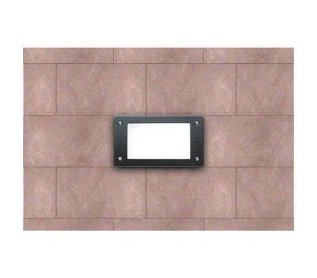 Lampes encastrable extérieur rectangulaire mur DEVON GX53 Blanc