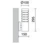 Appliques extérieures GALERNA IP44 60W E27 Inox