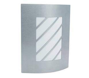 Appliques extérieures mur GREGAL IP44 E27 60W Inox