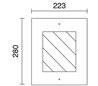 Appliques extérieures mur GREGAL IP44 E27 60W Inox