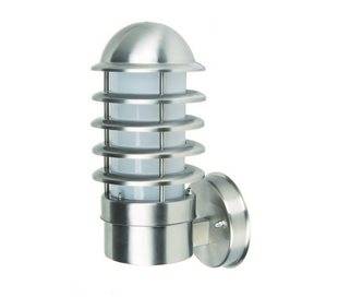 Appliques extérieures mur LEVECHE IP44 E27 40W Inox