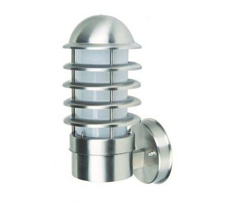 Appliques extérieures mur LEVECHE IP44 E27 40W Inox