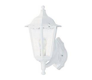 Appliques extérieures PIN IP43 70W E27 Noir verre opaque