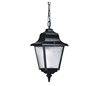 Lampadas Colgantes da esterno ROB IP43 70W E27 Noir verre opaque