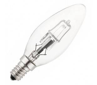 Ampoule halogène Eco E27 42W 2700K B35 bougie