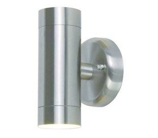 Appliques extérieures mur STAN IP44 GU10 2x35W Inox