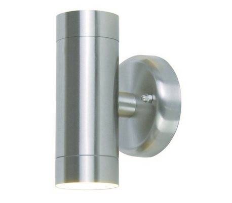 Appliques extérieures mur STAN IP44 GU10 2x35W Inox