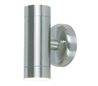 Appliques extérieures mur STAN IP44 GU10 2x35W Inox
