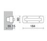 Lampes encastrable extérieur au mur SYNA IP68 Led 3,6W Inox