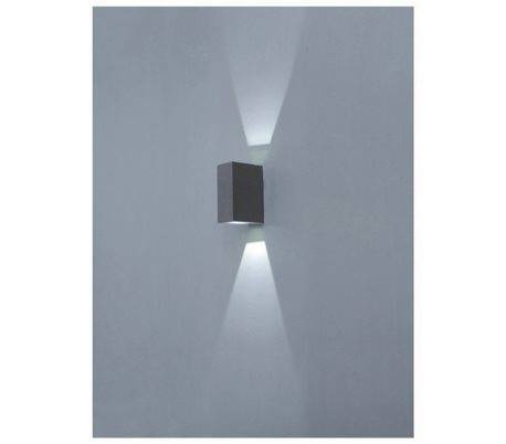 Appliques extérieures mur UFO IP54 LED 2x1W gris