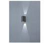 Appliques extérieures mur UFO IP54 LED 2x1W anthracite