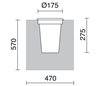 Lampes encastrable extérieur pavement WALKER IP67 18W G24 q2 Inox