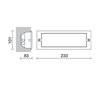 Lampes encastrable extérieur au mur XALOC IP44 40W E27 Noir