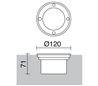 Lampes encastrable extérieur pavement SIO IP67 GX53 9W Inox