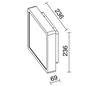 Appliques extérieures BLERA SQUARE LED 18W 1107lm 3K anthracite