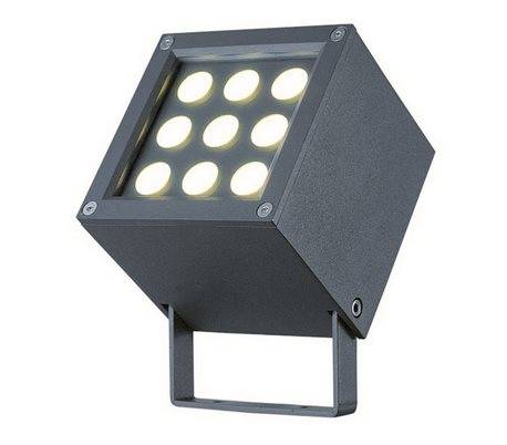 Projecteurs d'extérieur BARNI IP65 LED 9W 541lm 3000K anthracite