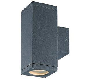 Appliques extérieures CUB IP54 GU10 max.35W 2em gris