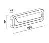 Appliques extérieures YSER IP65 LED 14,1W 257lm 3K anthracite