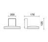 Appliques extérieures IZARO IP54 LED 8W 675lm 3000K Blanc
