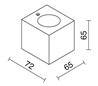 Applique BRICK PoWerLed 1X3W aluminium 