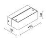 Applique SHADOW 6x1W PoWer LED aluminium 