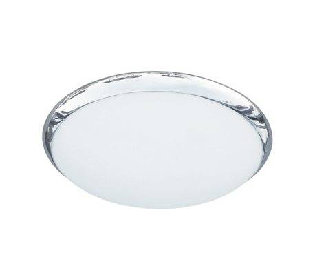 Plafond CARPI IP44 2xE27 chrome / verre opaque 