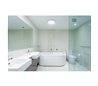 Plafond CARPI IP44 2xE27 chrome / verre opaque 