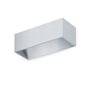 Applique RETT IP20 LED 8W 900lm 3000K aluminium brossé