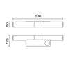 Applique salle de bain FRISS IP44 2G11 2x18W chrome