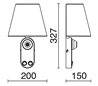 Applique BEARN IP20 E14 +LED 3W 240lm 