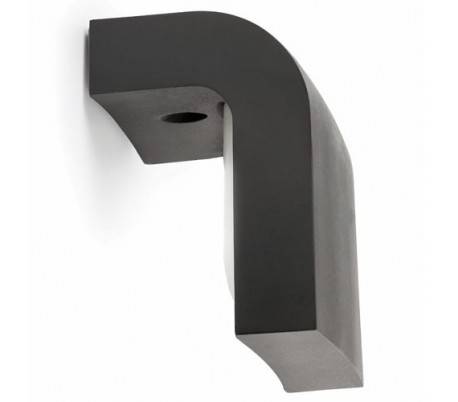 Lampe murale dans l'obscurité extérieure gris aluminium injecté - Klamp