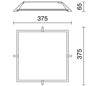 Applique mur CLEAR T5 32W chrome / verre