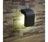 Lampe murale dans l'obscurité extérieure gris aluminium injecté - Klamp