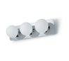 Applique salle de bain DICK LED 3x4W chrome / verre opale