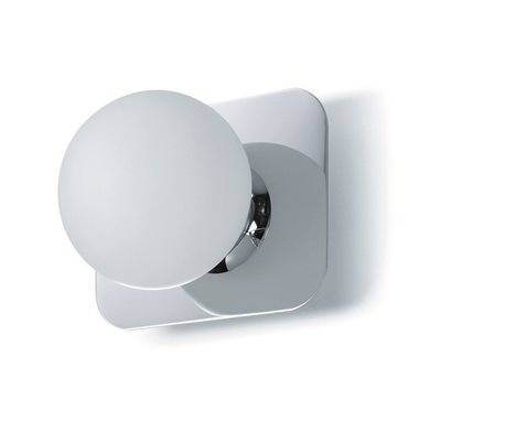 Applique salle de bain DICK LED 1x4W chrome / verre opale