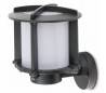 Lampe murale dans l'obscurité extérieure gris aluminium injecté - CROSS-1