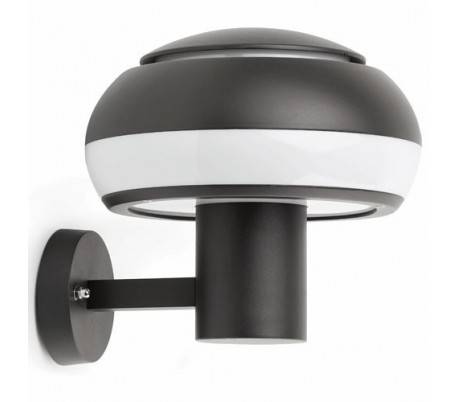 Lampe murale en aluminium injecté gris foncé extérieur - CEPE