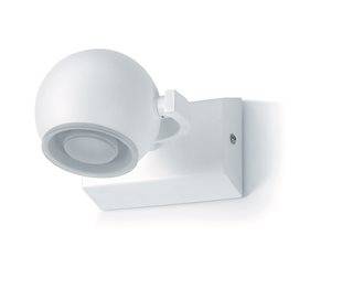 Applique salle de bain MOON LED 1x5W chrome / verre