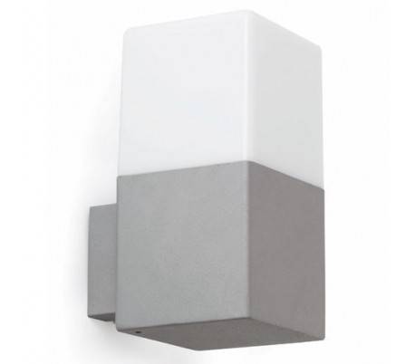 Lampe murale en aluminium injecté gris foncé extérieur - TARRACO