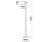 Lampe Lampadaires SKANDIA E27 noir
