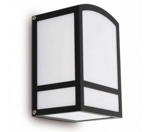 Lampe murale en métal gris foncé et PC en plein air - ESSAI