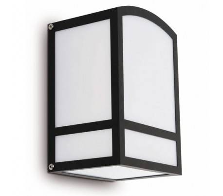 Lampe murale en métal gris foncé et PC en plein air - ESSAI