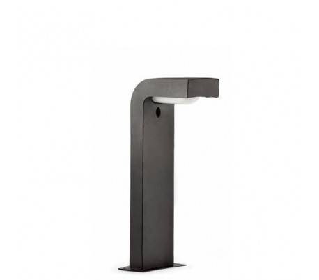 Borne jardin extérieur en aluminium gris foncé - petite Klamp