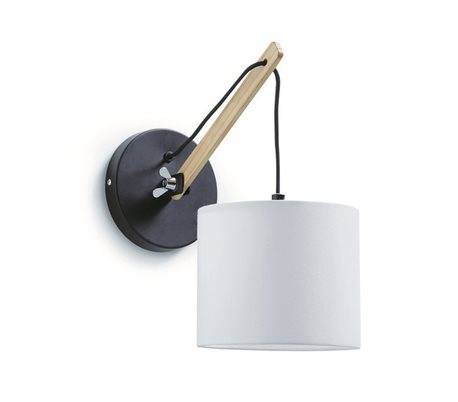 Applique BRITTA IP20 E27 noir