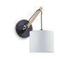 Applique BRITTA IP20 E27 noir