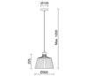 Suspensions BAGUET IP20 E27 noir