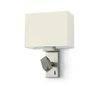 Applique MONNET IP20 E27+LED 3W 160lm nickel givré 